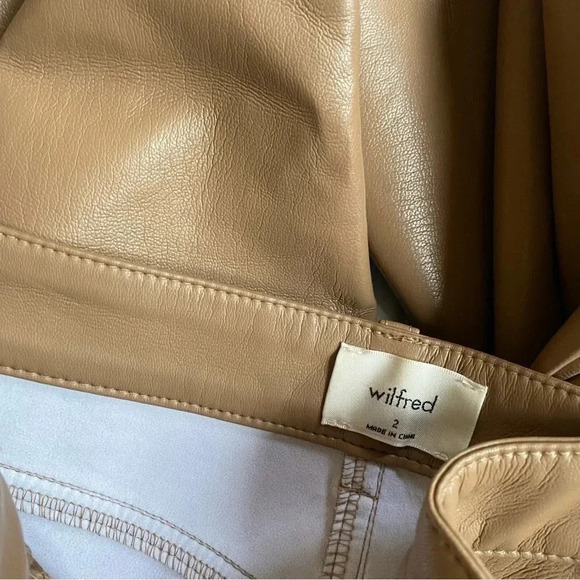 NWT Aritzia Melina pants brown chestnut 2 - Picture 4 of 8